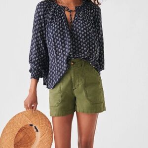 Faherty Emery Blouse Medium